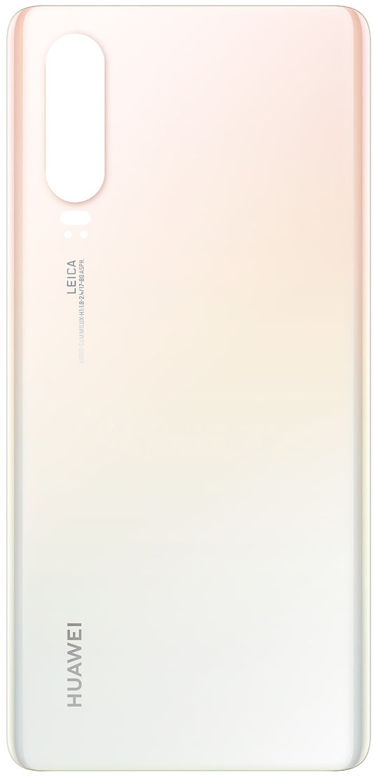 Akkufedél kompatibilis Huawei P30-hoz, fehér