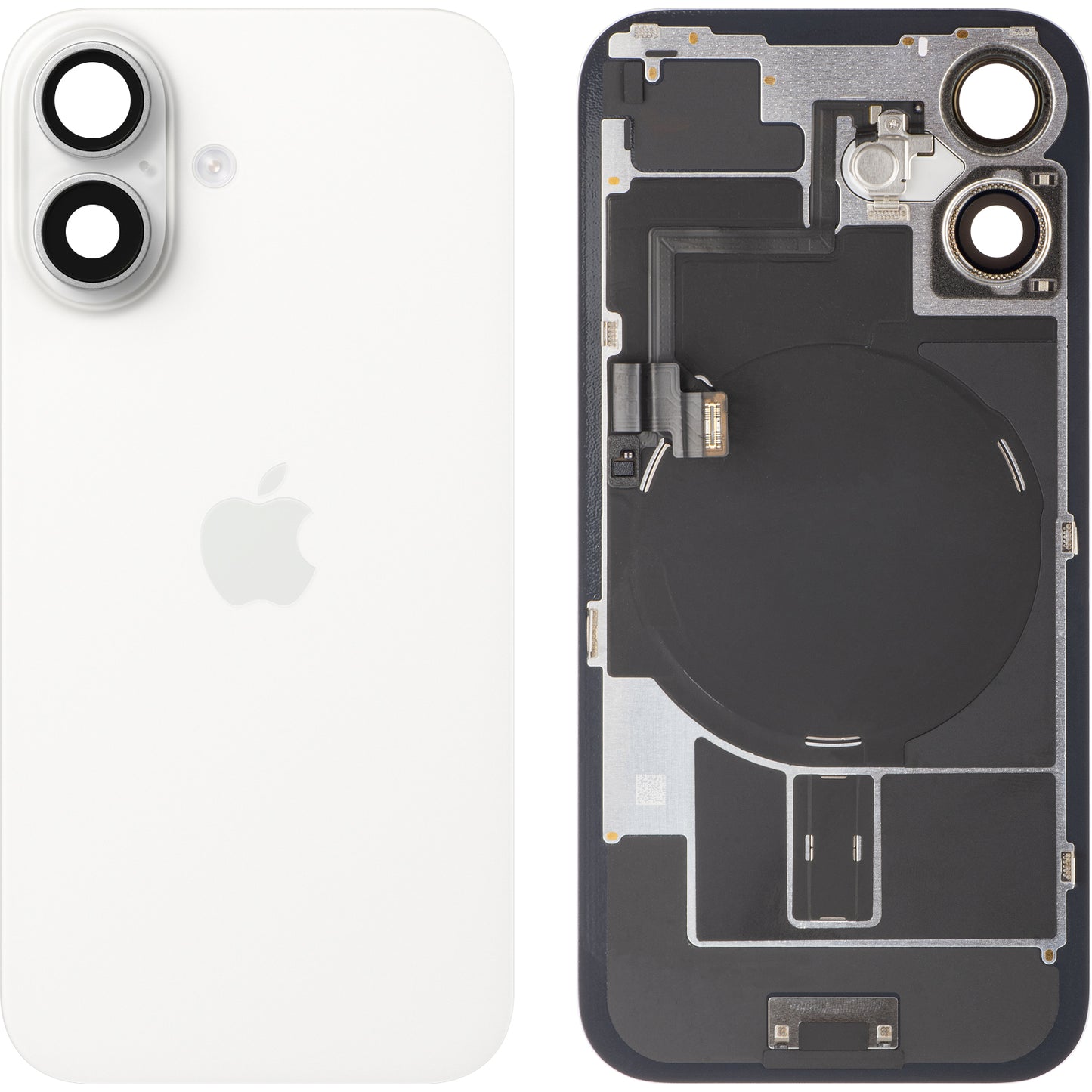 Apple iPhone 16 Akkufedél, Fehér, Csere