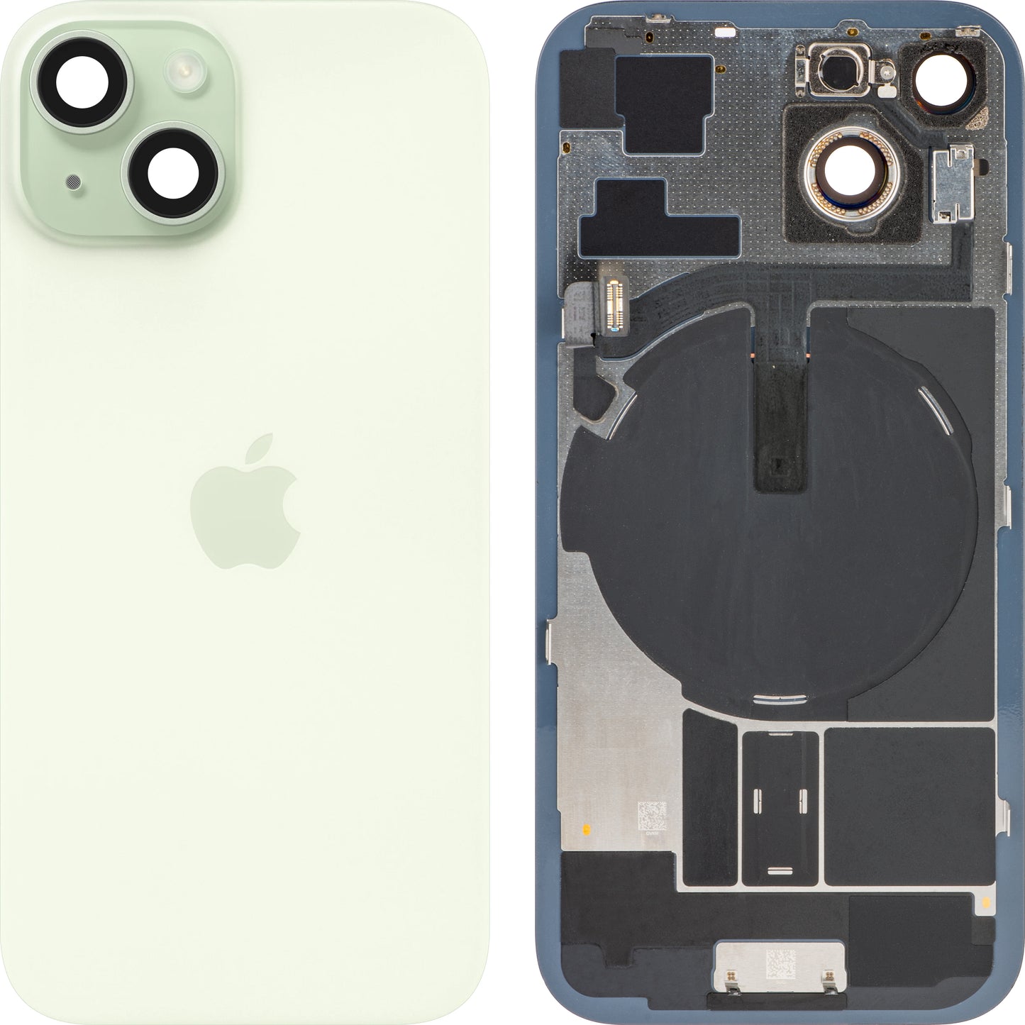 Apple iPhone 15 Akkufedél, Zöld, Csere