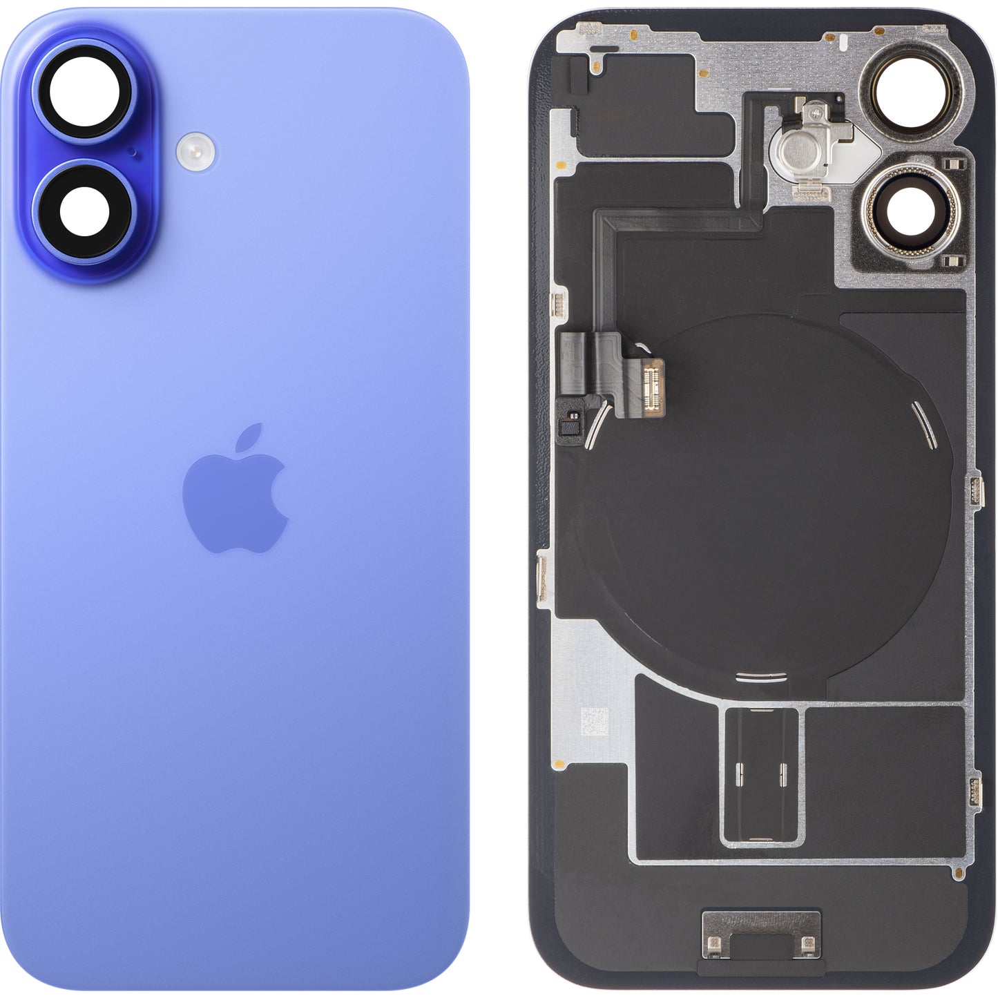 Apple iPhone 16 akkumulátor fedél, Kék (Ultramarin), Csere