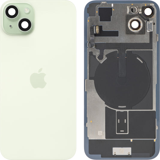 Apple iPhone 15 Plus akkufedél, zöld, csere