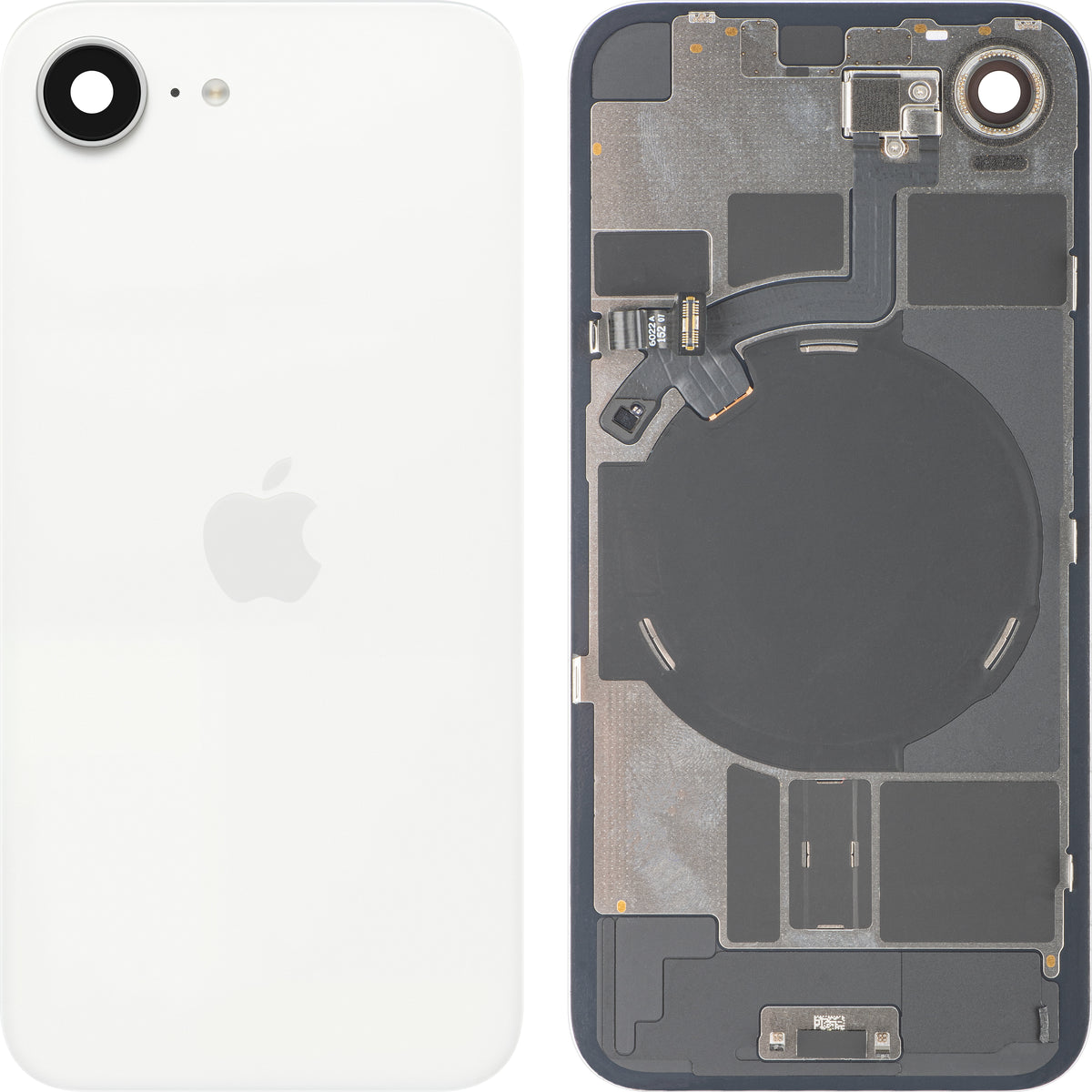 Apple iPhone 17e akkumulátorfedél, fehér, Swap Premium