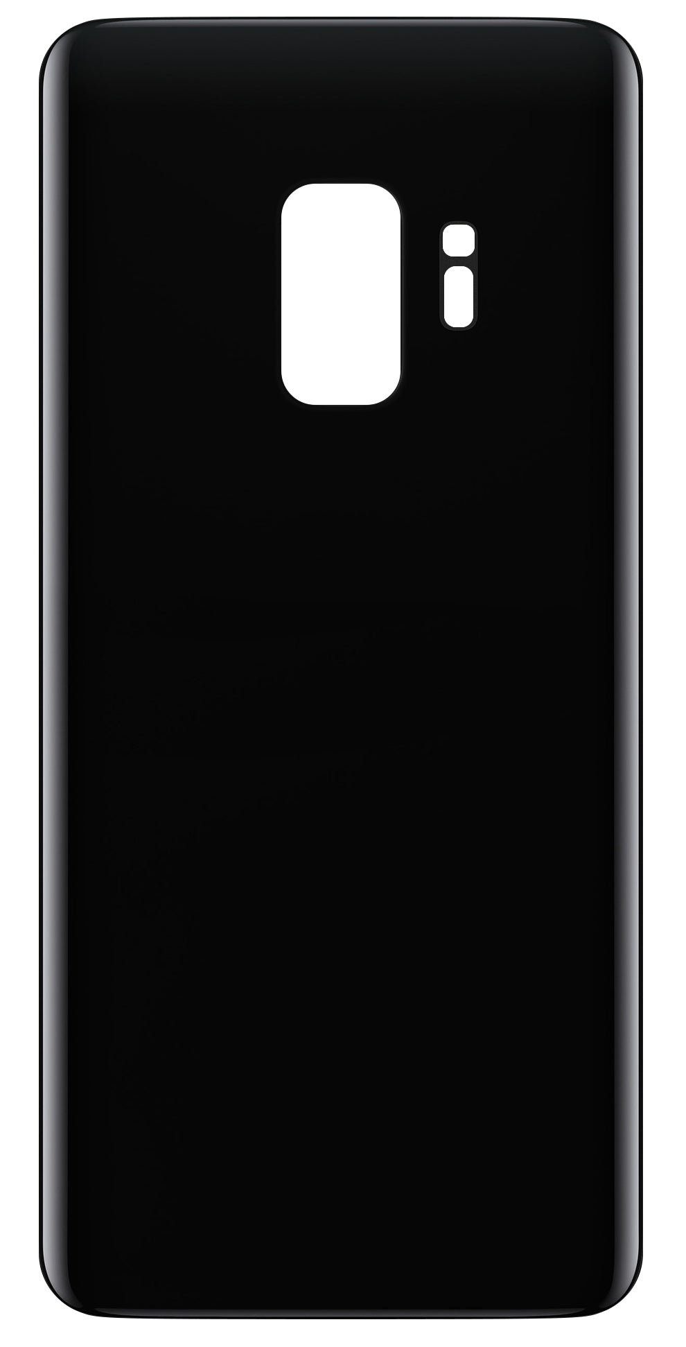 Akkumulátor fedél kompatibilis Samsung Galaxy S9 G960, Fekete