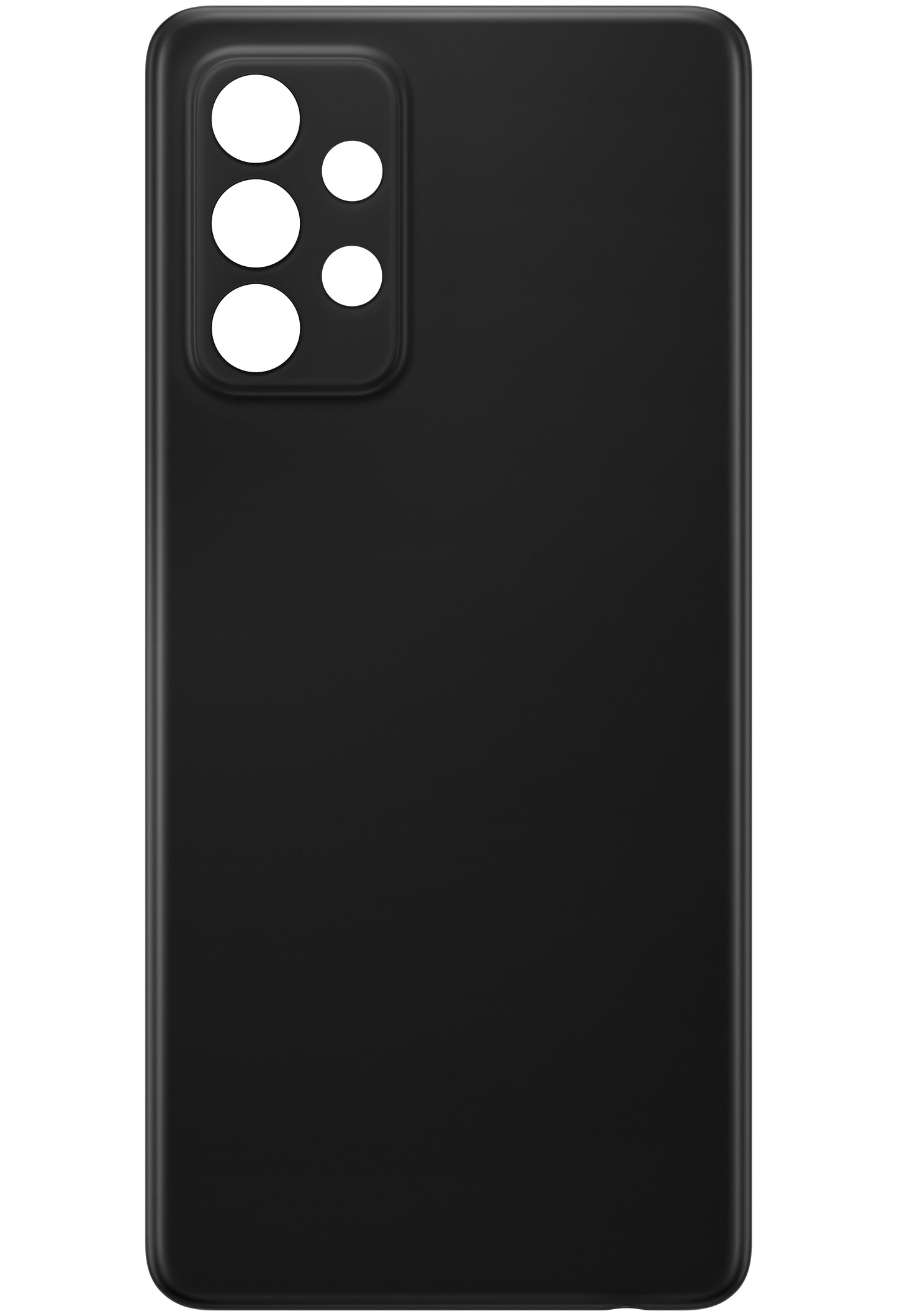 Akkufedél kompatibilis Samsung Galaxy A72 A725-höz, fekete