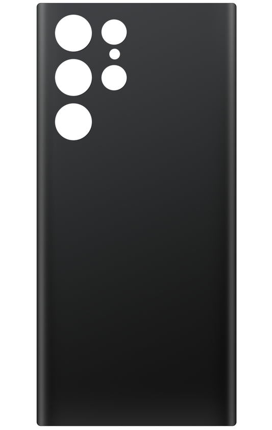 Akkumulátor fedél kompatibilis a Samsung Galaxy S22 Ultra 5G S908 készülékkel, fekete
