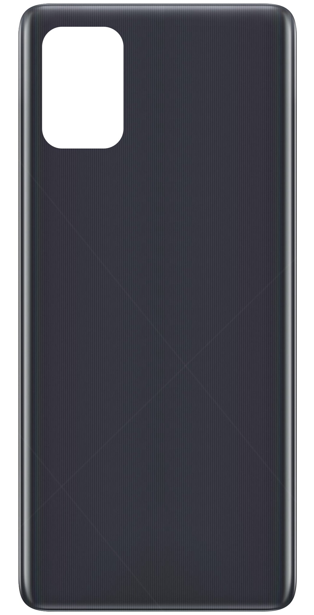 Akkufedél kompatibilis Samsung Galaxy A71 A715-höz, Fekete