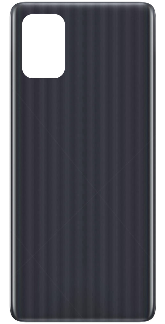 Akkufedél kompatibilis Samsung Galaxy A71 A715-höz, Fekete