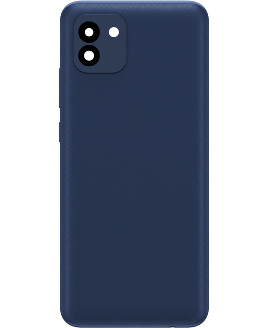 Akkufedél kompatibilis Samsung Galaxy A03 A035, F verzió, Kék