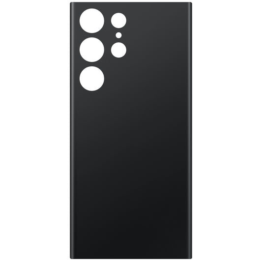 Akkumulátor fedél kompatibilis Samsung Galaxy S23 Ultra S918-hoz, fekete