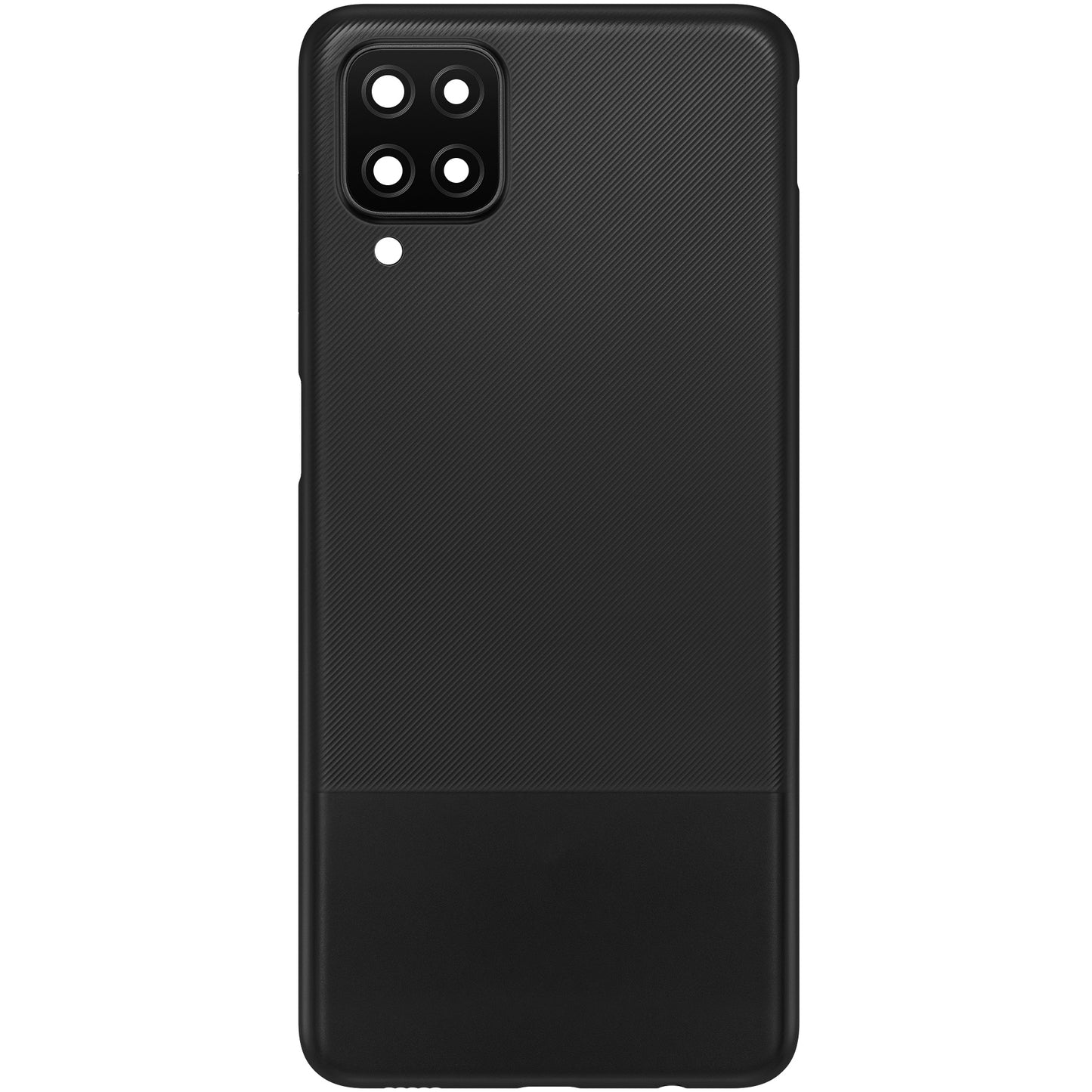 Akkufedél kompatibilis Samsung Galaxy A12 Nacho A127 / A12 A125, Fekete