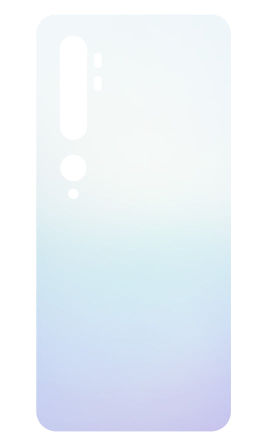 Akkufedél kompatibilis Xiaomi Mi Note 10-hez, Fehér