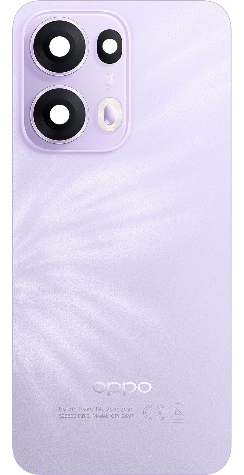 Oppo Reno13 Pro akkumulátor fedél, Lila (Plume Purple), Service Pack 621033000470