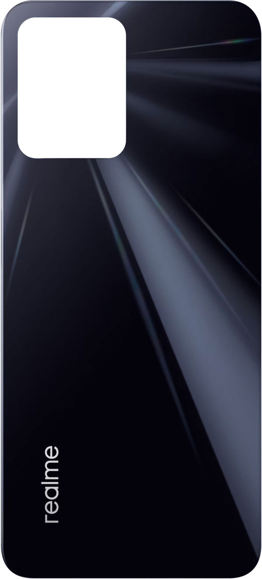 Realme C35 akkumulátor fedél, Fekete (Glowing Black), Service Pack 4710671
