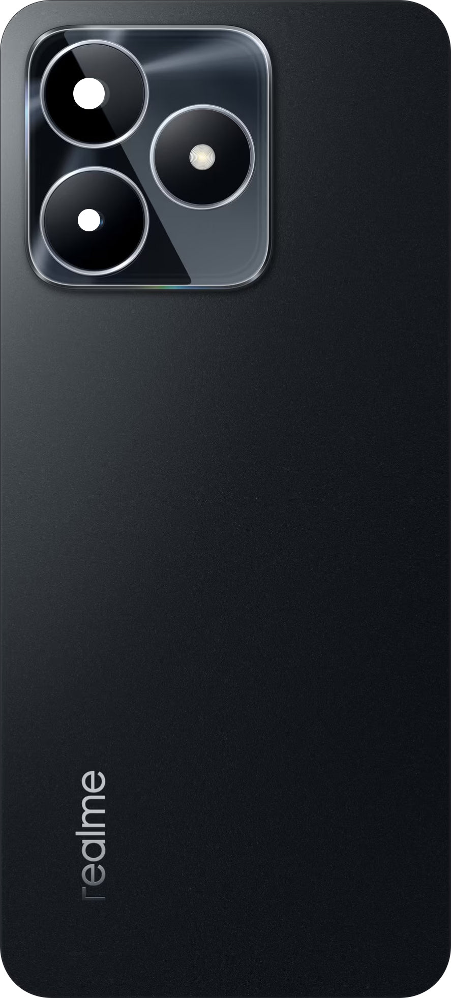 Realme C53 Akkufedél, Fekete (Mighty Black), Szervizcsomag 621033000056