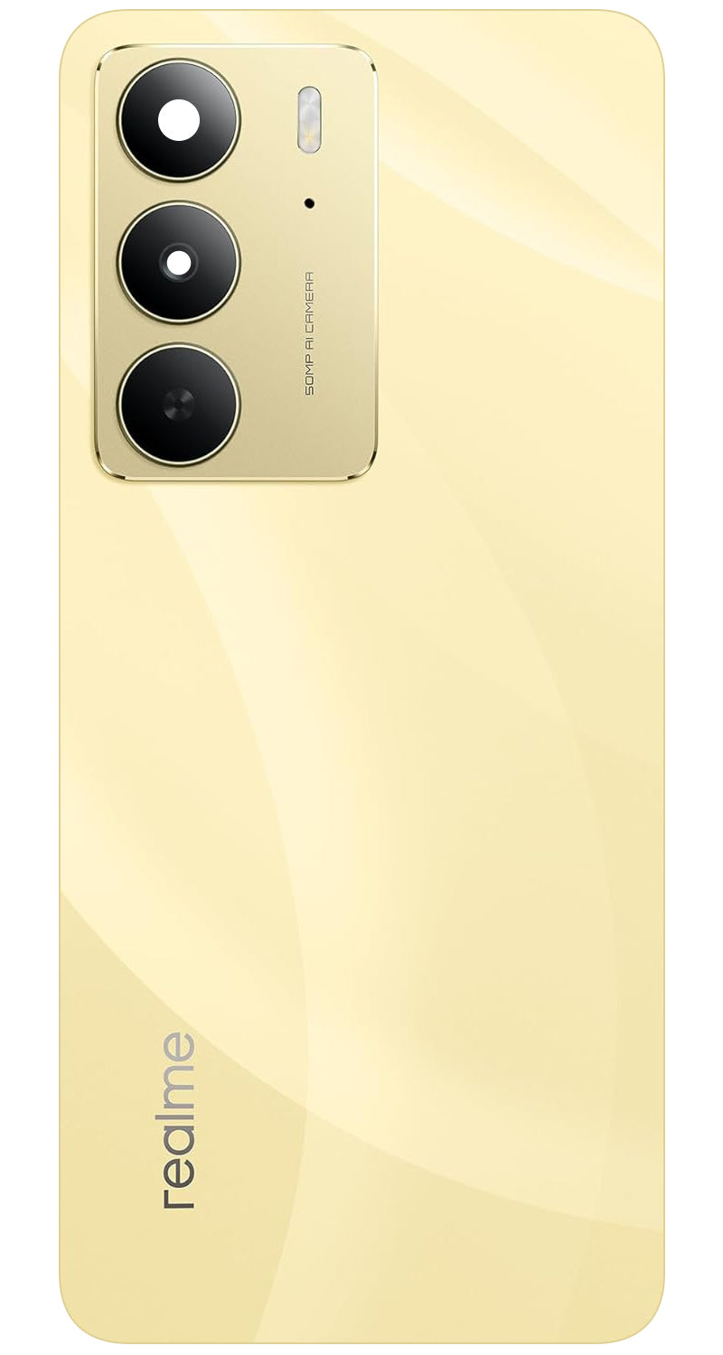 Realme C75 4G Akkumulátor Fedél, Arany (Lightning Gold), Szervizcsomag 621033000467