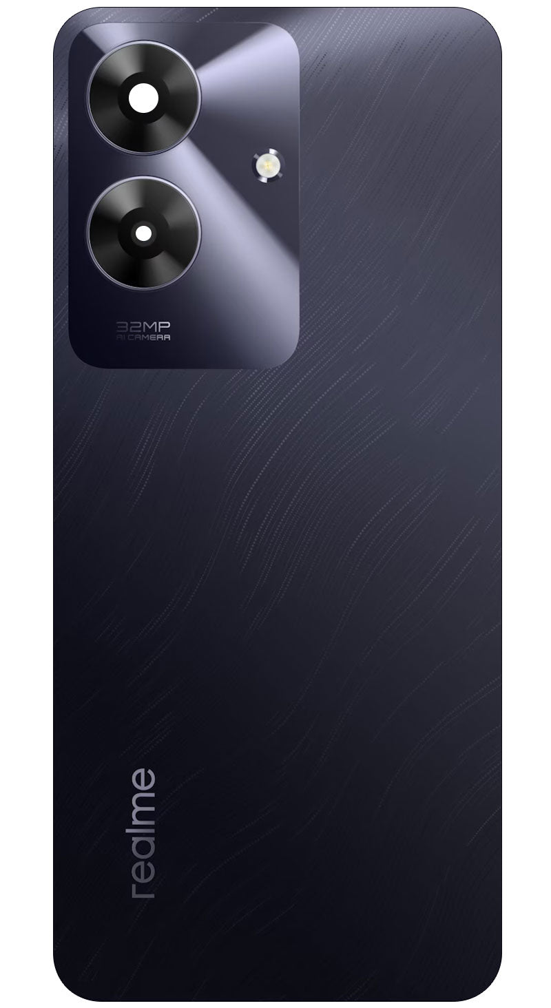 Realme Note 60 akkumulátor fedél, Fekete (Marble Black), Service Pack 621033000293