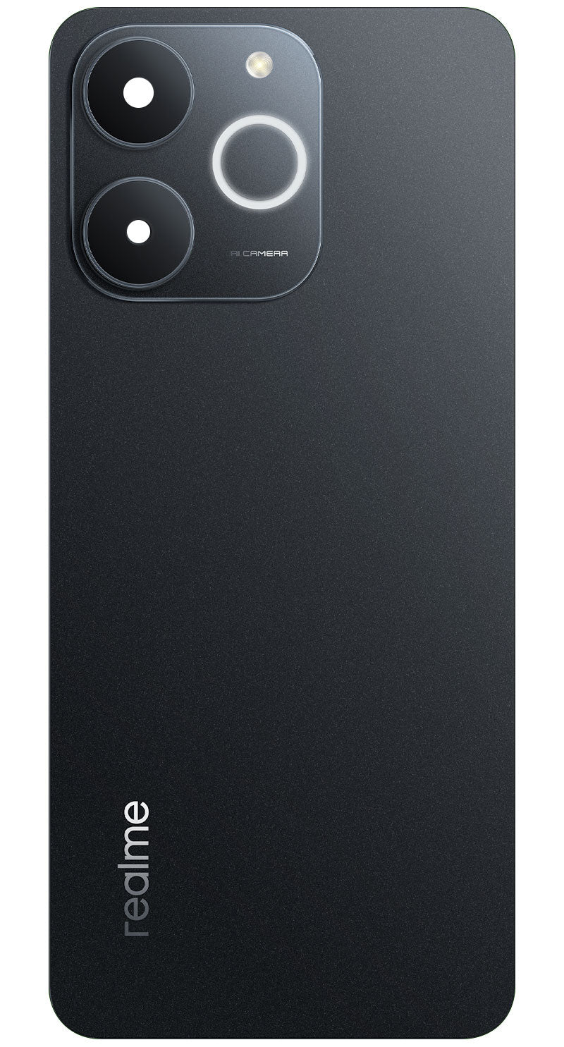 Realme Note 70T akkumulátor fedél, Fekete (Obszidián Fekete), Szervizcsomag 621033000695