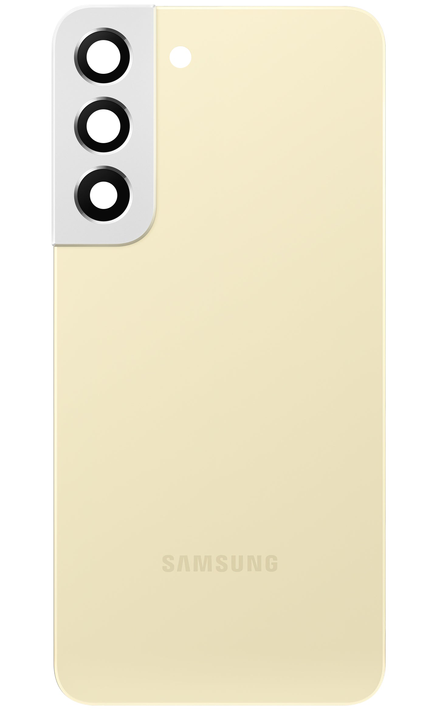 Samsung Galaxy S22 5G S901 akkumulátor fedél, Krém, Service Pack GH82-27434F