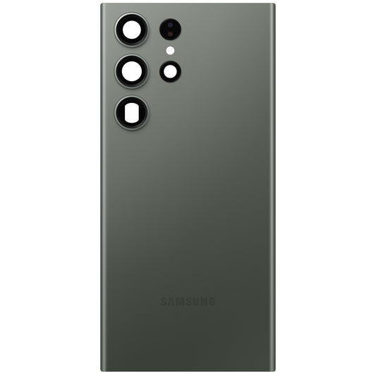 Samsung Galaxy S23 Ultra S918 akkumulátorfedél, Zöld, Service Pack GH82-30400C