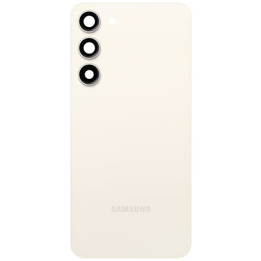 Samsung Galaxy S23+ S916 akkumulátorfedél, Krém, Service Pack GH82-30388B