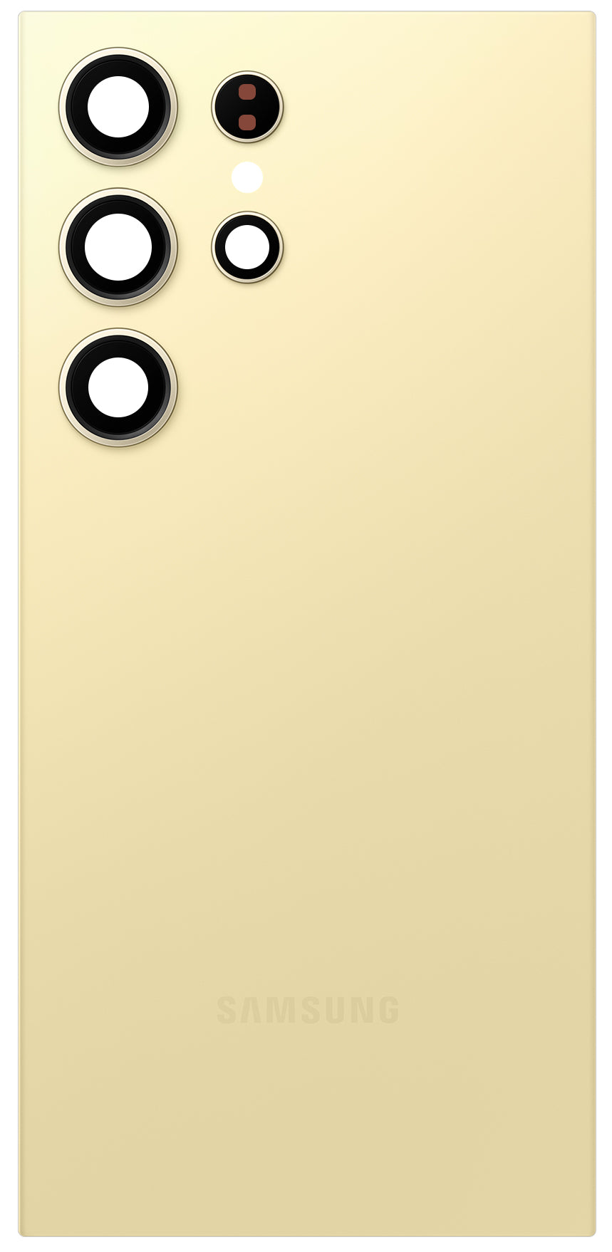 Samsung Galaxy S24 Ultra S928 akkumulátorfedél, Sárga (Titanium Yellow), Service Pack GH82-33349C