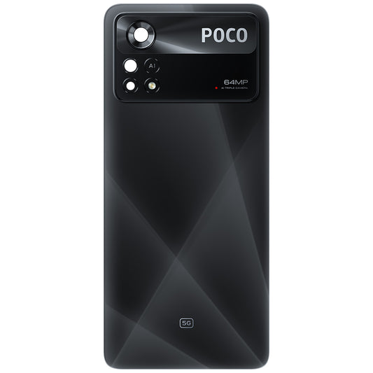 Xiaomi Poco X4 Pro 5G akkumulátorfedél, Fekete (Laser Black), Service Pack 5600050K6P00