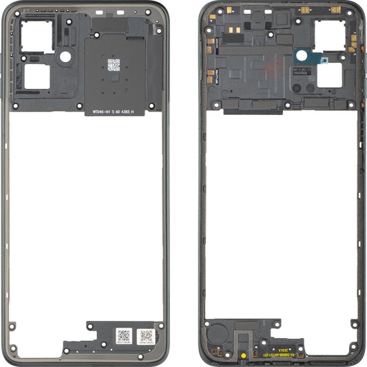 Motorola Moto G55 Középső Ház, Szürke (Forest Grey), Szervizcsomag 5S58C28444
