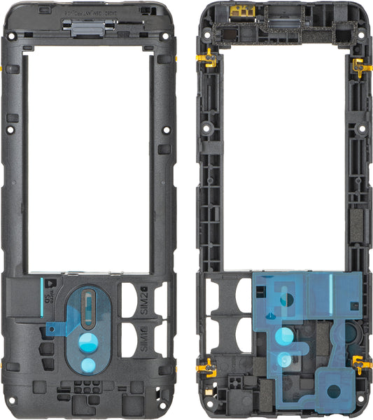 Középső Ház Nokia 230 (2024), Fekete, Szerviz Csomag 286913684