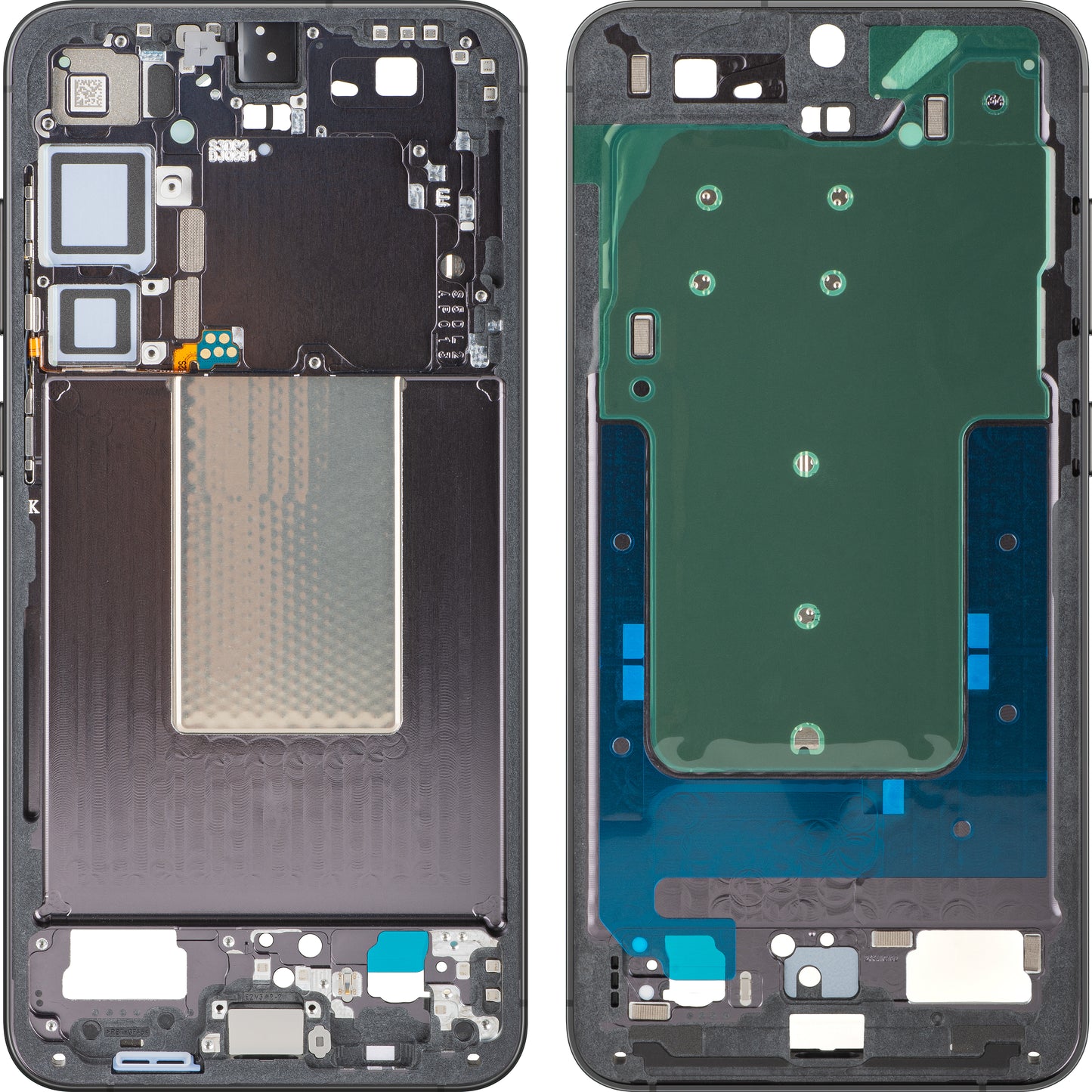Samsung Galaxy S24+ S926 középház, Fekete (Onyx Black), Service Pack GH82-33413A