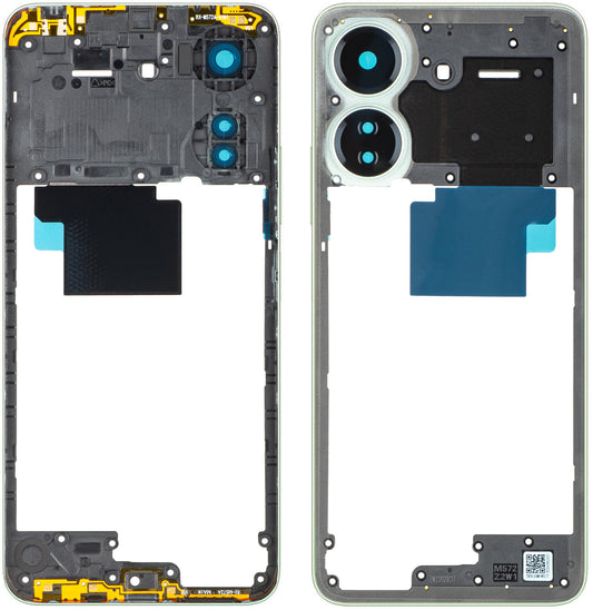 Xiaomi Redmi 13C középház, Zöld (Clover Green), Service Pack 560004C3UA00