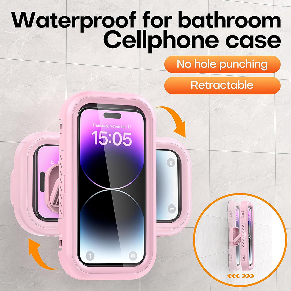 Techsuit LC-999 Telefonos, Vízálló, Aranyfehér Érintőmembrános Falitok