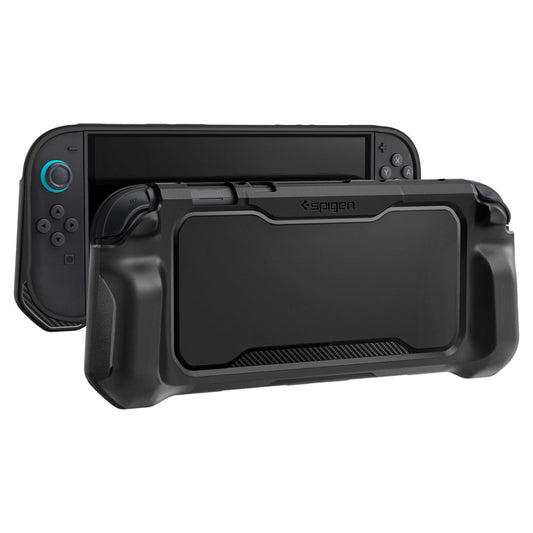 Spigen Rugged Armor védőtok Nintendo Switch 2 konzolhoz, fekete ACS09075