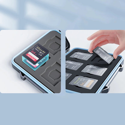 Orico PHCD-3 védőtok SD / microSD memóriakártyákhoz, fekete