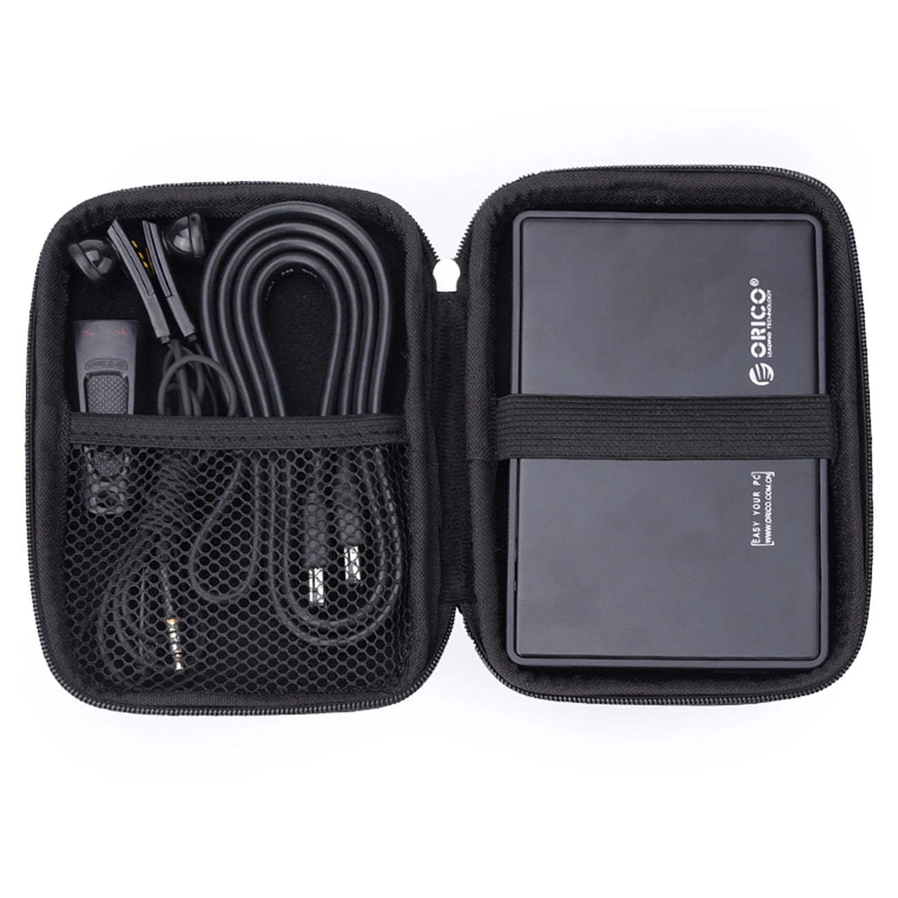 Orico PHD-25 védőtok HDD / SSD 2,5 hüvelykes, fekete