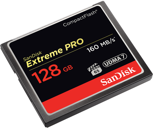SanDisk Extreme Pro CompactFlash memóriakártya, 128Gb, UDMA 7 SDCFXPS-128G-X46