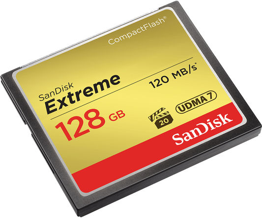 SanDisk Extreme CompactFlash memóriakártya, 128Gb, UDMA 7 SDCFXSB-128G-G46