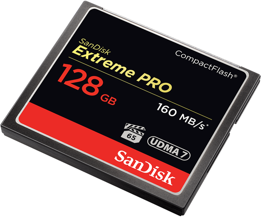SanDisk Extreme Pro CompactFlash memóriakártya, 128Gb, UDMA 7 SDCFXPS-128G-X46