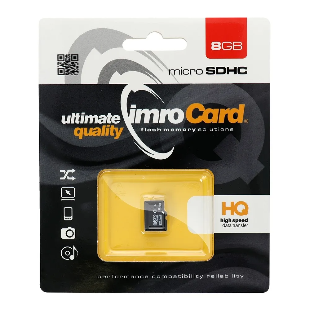 Imro microSDHC memóriakártya, 8Gb, 4-es osztály