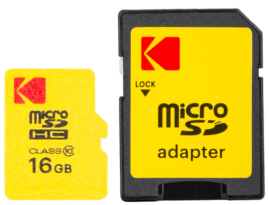 Kodak Extra Performance microSDHC memóriakártya, 16GB, Class 10, adapterrel EKMSDM16GHC10CJ