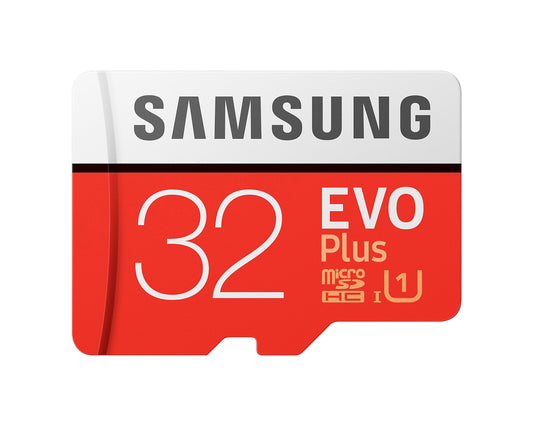 Samsung Evo Plus microSDHC memóriakártya, 32GB, 10. osztály / UHS-1 U1, MB-MC32GA/APC adapterrel