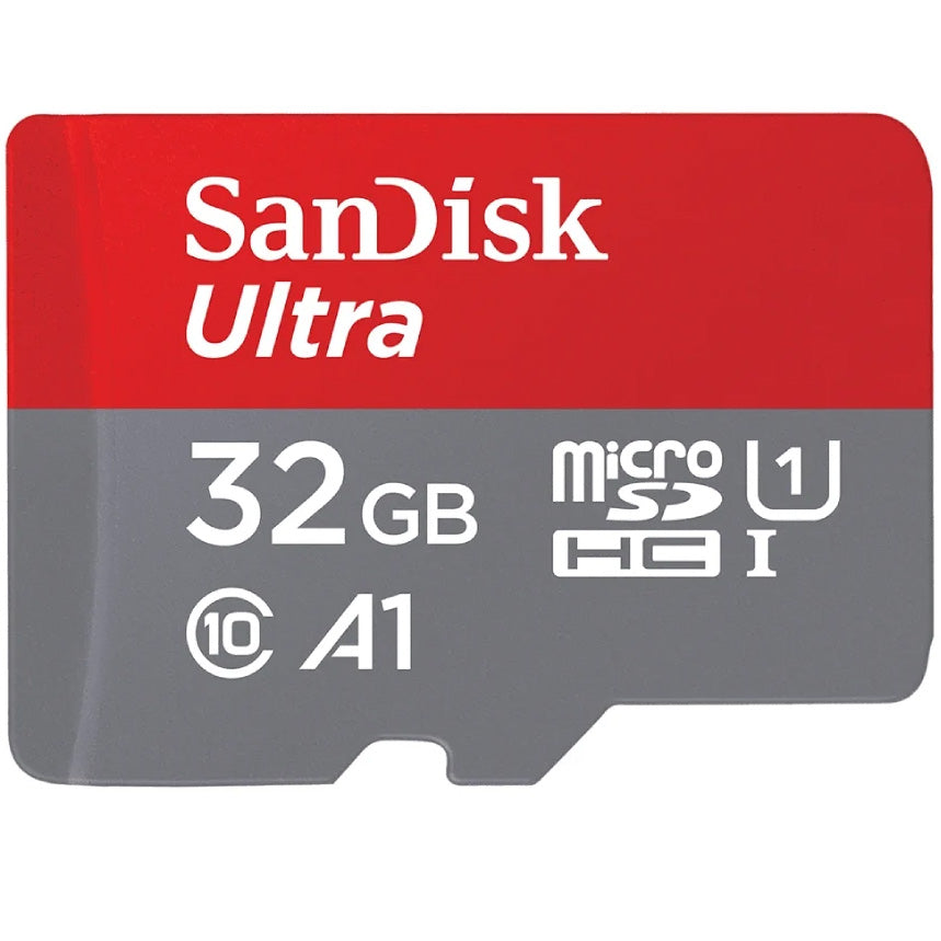 SanDisk Ultra Android A1 microSDHC memóriakártya, 32GB, 10. osztály / UHS-1 U1, adapterrel SDSQUA4-032G-GN6MA