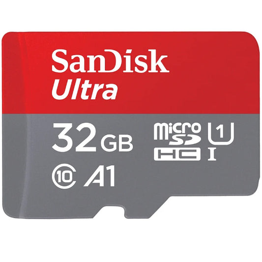 SanDisk Ultra Android A1 microSDHC memóriakártya, 32GB, 10. osztály / UHS-1 U1, adapterrel SDSQUA4-032G-GN6MA