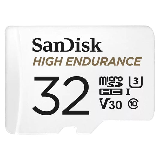 SanDisk High Endurance microSDHC memóriakártya, 32GB, 10-es osztály / UHS-1 U3, SDSQQNR-032G-GN6IA adapterrel