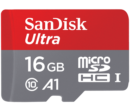 SanDisk Ultra Android A1 microSDHC memóriakártya, 16GB, 10. osztály / UHS-1 U1 SDSQUAR-016G-GN6MN