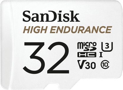 SanDisk High Endurance microSDHC memóriakártya, 32GB, 10-es osztály / UHS-1 U3, SDSQQNR-032G-GN6IA adapterrel