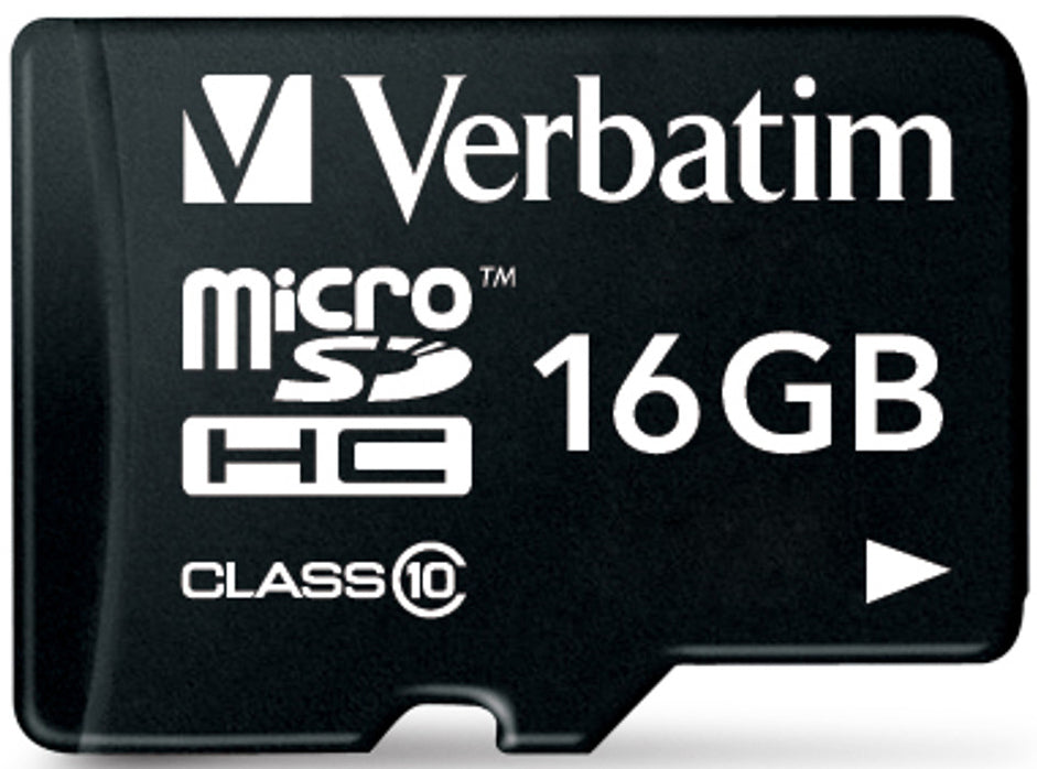 Verbatim microSDHC memóriakártya, 16GB, 10-es osztály / UHS-1 U1, adapterrel 44082