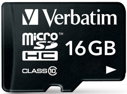 Verbatim microSDHC memóriakártya, 16GB, 10-es osztály / UHS-1 U1, adapterrel 44082
