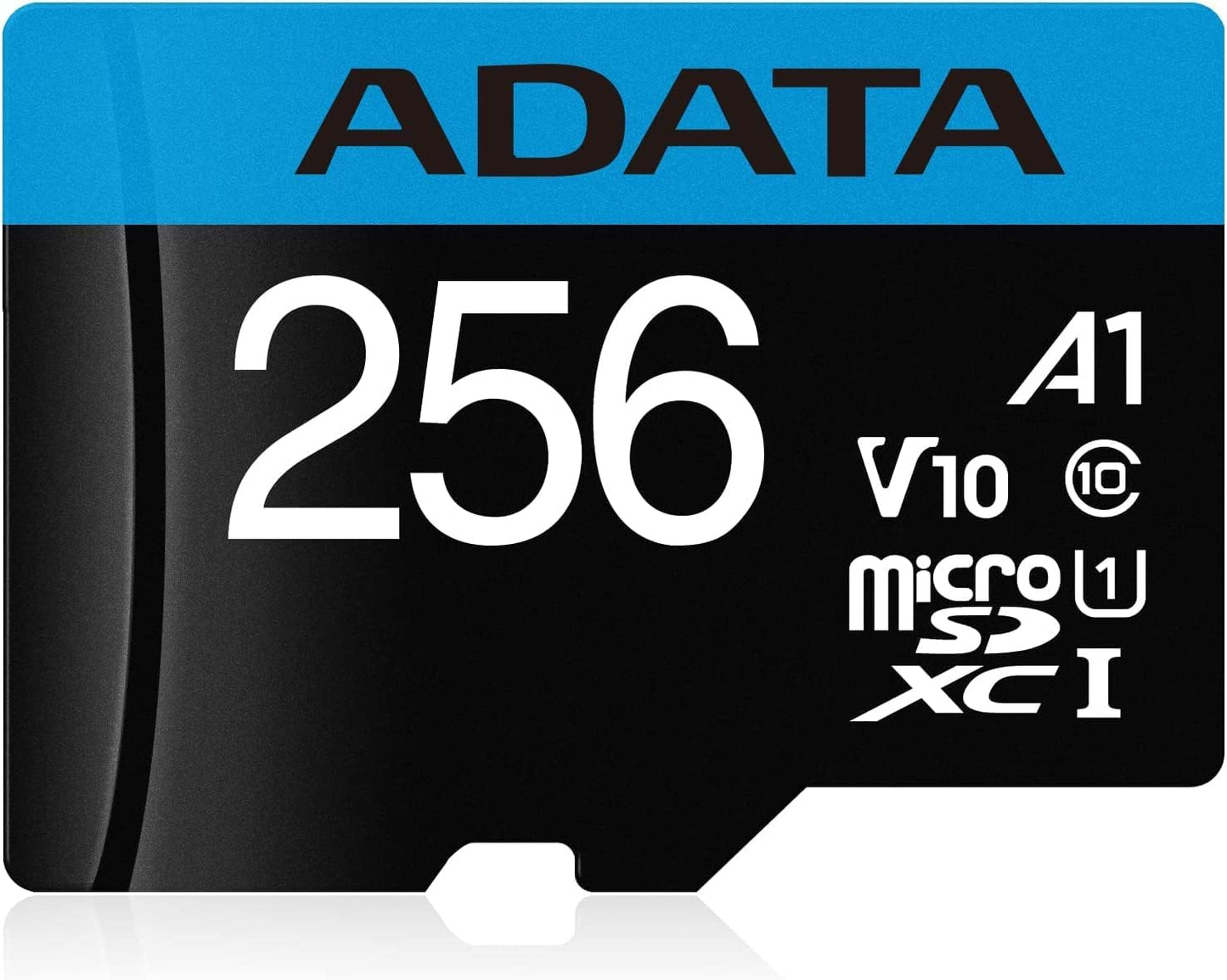 Adata Premier microSDXC memóriakártya, 256GB, 10-es osztály / UHS-1 U1, adapterrel AUSDX256GUICL10A1-RA1