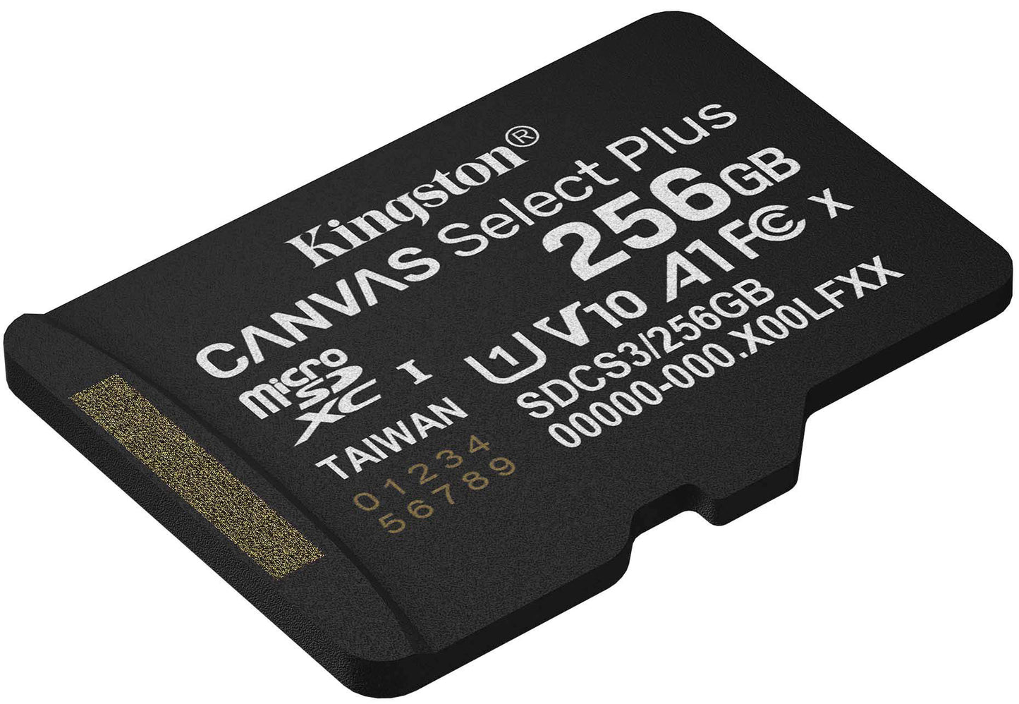 Kingston Canvas Select Plus Android A1 microSDXC memóriakártya, 256GB, 10. osztály / UHS-1 U1 SDCS3/256GBSP