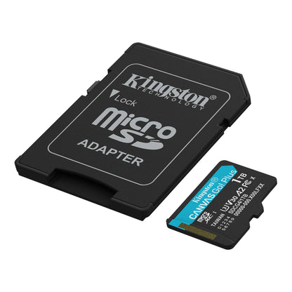 Kingston Canvas Go Plus Android A2 microSDXC memóriakártya, 1TB, 10. osztály / UHS-1 U3, SD adapterrel ‎SDCG4/1TB